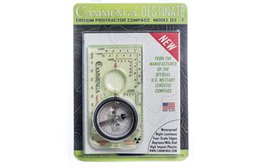 Image of Cammenga Destinate Tritium Protractor Compass - Japan, Box, Green, D3-TJP