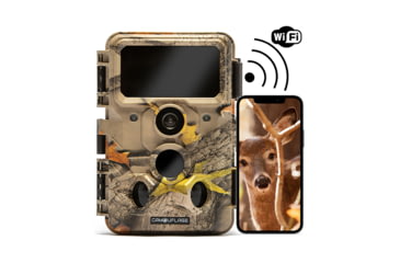 Image of Camouflage EZ60 Trail Camera, Wifi/Bluetooth, 4K 30MP, Brown Camouflage, Medium, 12121281