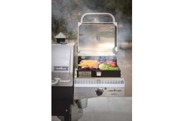 Image of Camp Chef 14in Sidekick Sear w/ Stainless Steel Bbq Box, 14in, Silver/Black, PG14BB