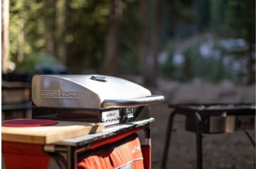 Image of Camp Chef 14x16in Deluxe Stainless Steel BBQ Grill, 1 Burner, Box Accessory, Stainless, BB30LS