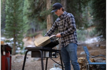 Image of Camp Chef 14x16in Deluxe Stainless Steel BBQ Grill, 1 Burner, Box Accessory, Stainless, BB30LS