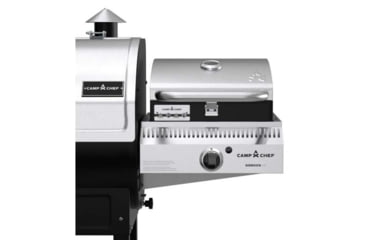 Image of Camp Chef 14x16in Deluxe Stainless Steel BBQ Grill, 1 Burner, Box Accessory, Stainless, BB30LS