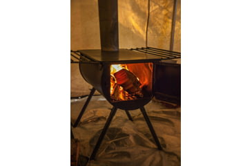 Image of Camp Chef Alpine Heavy Duty Cylinder Stove, Black, CS14