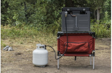 Image of Camp Chef Bult Tank Hose Adapter, Black, HRDSP