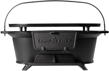 Image of Camp Chef Cast Iron Charcoal Grill, Black, CIGR19