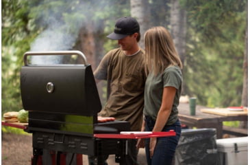 Image of Camp Chef Deluxe Stainless BBQ Grill Box Accessory, Black, BB90LS