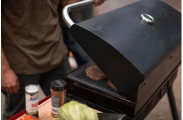 Image of Camp Chef Deluxe Stainless BBQ Grill Box Accessory, Black, BB90LS