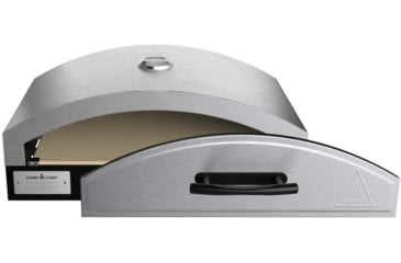 Image of Camp Chef Italia Artisan Outdoor Pizza Oven w/ Door, White/Black, PZ90D