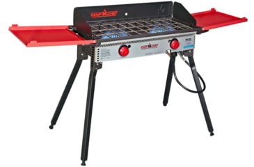 Image of Camp Chef Pro 60X - 2 Burner Stove, Black and Red, PRO60X