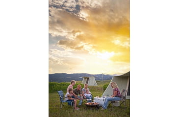 Image of Camp Chef Safety Roasting Stick, 4 Piece, 4-Pack, Wood, Silver/Tan, SRS4E