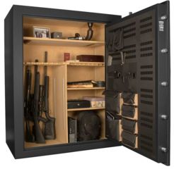 Image of Cannon Safe American Eagle Series Deluxe Safe, HT Black, 72 Gun AE604830-60-H1FEC-16