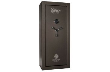 Image of Cannon Safe American Eagle Series Deluxe Safe, HT Charcoal Gray, 24 Gun AE602618-60-H12TEC-16