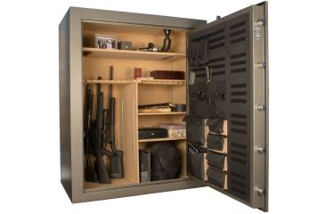 Image of Cannon Safe American Eagle Series Deluxe Safe, HT Charcoal Gray, 72 Gun AE604830-60-H12FEC-16