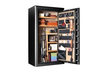 Image of Cannon Safe Commander Safe 36 Gun, Hammertone Black/Chrome, 36 gun CO43-H1FDC-15