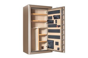 Image of Cannon Safe Commander Safe 36 Gun, Hammertone Beige/Chrome, 36 gun CO43-H3FDC-15