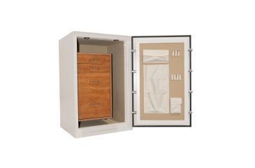 Image of Cannon Safe Home Series 3824 Fire Resistant Security Safe w/ Electronic Lock, 38x24x22in, Hammertone Earth White HS3824-H6TEC-13