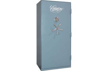 Image of Cannon Safe Home Series 6028 Fire Resistant Security Safe w/ Electronic Lock, 60x28x22in, Hammertone Smokey Pitch Blue HS6028-H8TEC-13