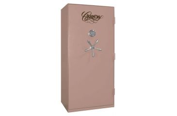 Image of Cannon Safe Home Series 6028 Fire Resistant Security Safe w/ Electronic Lock, 60x28x22in, Hammertone Strawberry Malt Pink HS6028-H7TEC-13