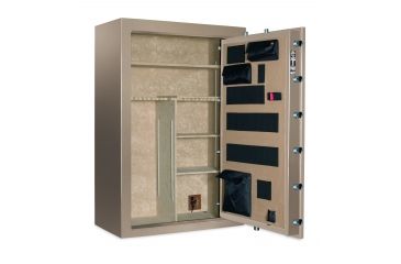 Image of Cannon Safe Safe 36 Gun, Hammertone Beige/Chrome, 36 gun CA33-H3FDC-15