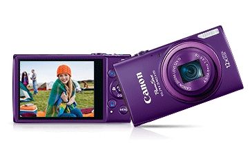 Image of Canon 16MP PowerShot ELPH 340 HS Digital Camera, Purple 9350B001