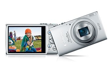 Image of Canon 16MP PowerShot ELPH 340 HS Digital Camera, Silver 9347B001