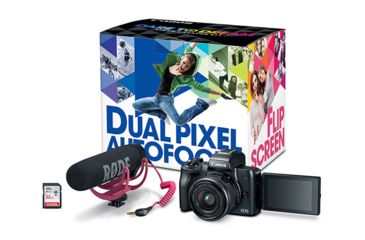 Image of Canon EOS M50 Video Creator Kit, Black 2680C067