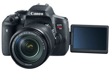 Image of Canon EOS Rebel T6i Camera Kit with EF-S 18in 135mm IS STM Lenses KIT, Black 0591C005