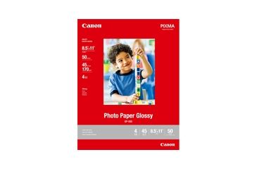 Image of Canon Photo Paper Glossy 8.5 x 11, 100 Sheets 0775B024