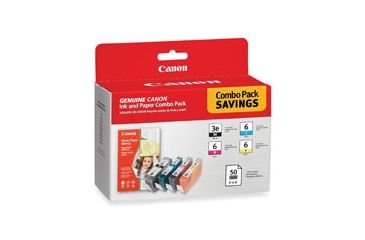 Image of Canon BCI-3e/64 Colors with Photo Paper, 50 Sheets 4479A292