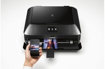 Image of Canon PIXMA MG7720 Wireless Inkjet All-In-One Printer w/ 3.5in Touch Screen, Black 0596C002