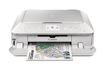 Image of Canon PIXMA MG7720 Wireless Inkjet All-In-One Printer w/ 3.5in Touch Screen, White 0596C022