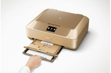 Image of Canon PIXMA MG7720 Wireless Inkjet All-In-One Printer w/ 3.5in Touch Screen, Gold 0596C062