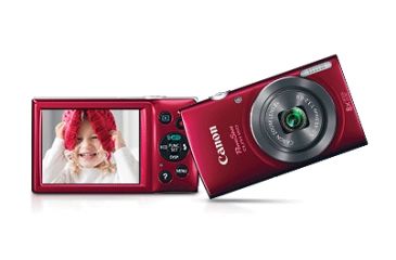 Image of Canon PowerShot ELPH 160 Camera with 20.0 Megapixel sensor plus DIGIC 4+ Image Processor, Red 0143C001
