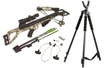 Image of Carbon Express Covert Tyrant, Crossbow Pkg., 20296 W/ Vanguard Quest Tripod
