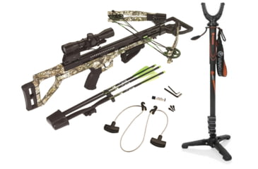 Image of Carbon Express Covert Tyrant, Crossbow Pkg., 20296 W/ Vanguard Veo Shooting Stick