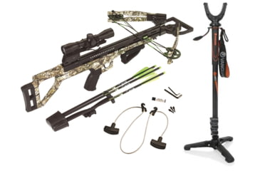 Image of Carbon Express Covert Tyrant, Huntress Crossbow Pkg., 20297 W/ Vanguard Veo Shooting Stick