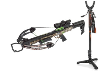 Image of Carbon Express X-Force Blade, Crossbow Pkg. Black, 20292 W/ Vanguard Veo Shooting Stick