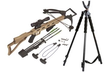 Image of Carbon Express XForce Advantex, Crossbow Kit, 20280 W/ Vanguard Quest Tripod
