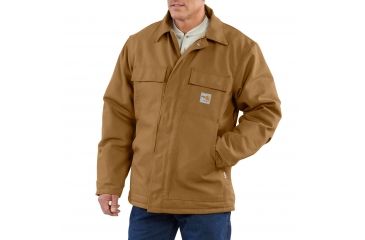Image of Carhartt Flame-Resistant Duck Traditional Coat, Carhartt Brown, 2XL/Regular 101618-211-REG-2XL