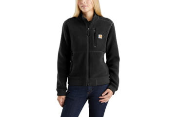 Image of Carhartt High Pile Fleece Jacket - Womens, Black, Extra Small, 103913-BLK-REG-XS