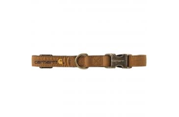 Image of Carhartt Journeyman CoRain Defenderura Dog Collar for Mens, Carhartt Brown, Large 102004-211-1-L
