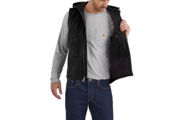 Image of Carhartt Knoxville Vest - Mens, Black, Small, 103837-BLK-REG-S