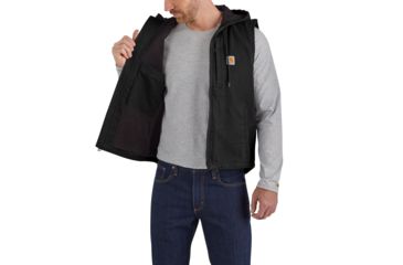 Image of Carhartt Knoxville Vest - Mens, Black, Small, 103837-BLK-REG-S