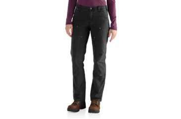 Image of Carhartt Original Fit Crawford Double Flame-Resistant Pant for Womens, Black, 18/Short 102323-001-SHT-18