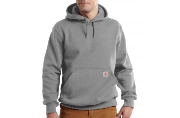 Image of Carhartt Rain Defender Paxton Heavyweight Hooded Sweatshirt for Mens, Heather Gray, Medium/Regular 100615-034-REG-M