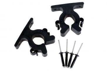 Image of Carlisle Paddle Rod Clip-Pair Black 0710610000