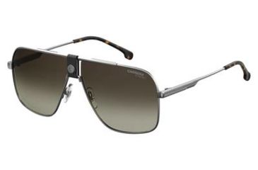 Image of Carrera 1018/S Sunglasses CA1018S-06LB-HA-6311 - Ruthenium Frame, Brown Gradient Lenses, Lens Diameter 63mm, Distance Between Lenses 11mm