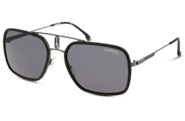 Image of Carrera 1027/S Sunglasses, Black Dark Ruthenium Frame, Grey Lens, 716736230795