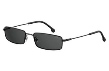 Image of Carrera 177/S Sunglasses CA177S-0807-IR-5518 - Black Frame, Gray Blue Lenses, Lens Diameter 55mm, Distance Between Lenses 18mm