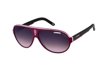 Image of Carrera 25 Sunglasses - Aubergine White Frame, Plum Gradient Lenses CA25S0WYTO9